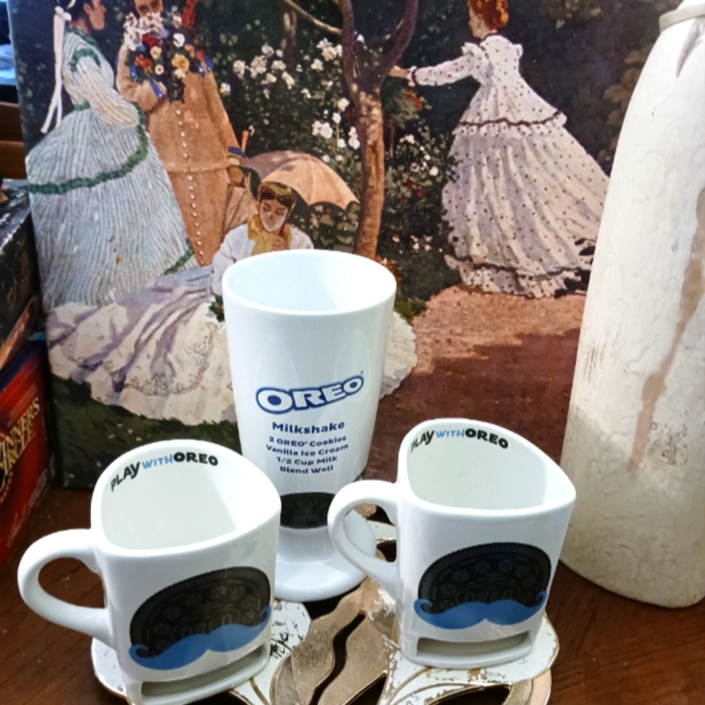 OREO Cookie Themed - Ceramic Crafted - Milk-Coffee-Tea - Hot Chocolate 🍺 🍵